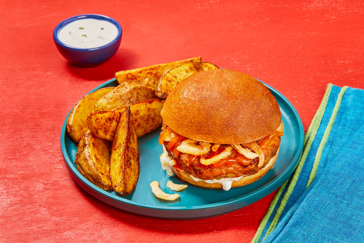 Red Hot Cheddar Turkey Burgers