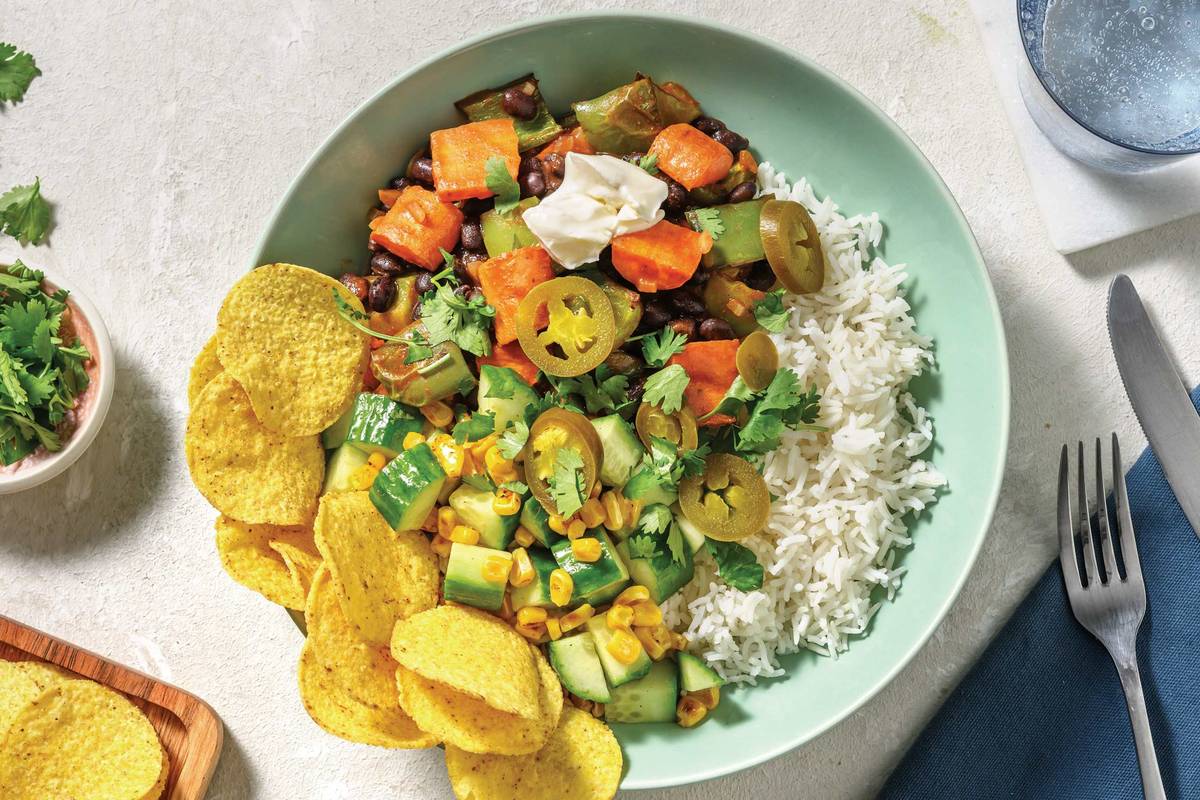 Black Bean & Chicken Chilli