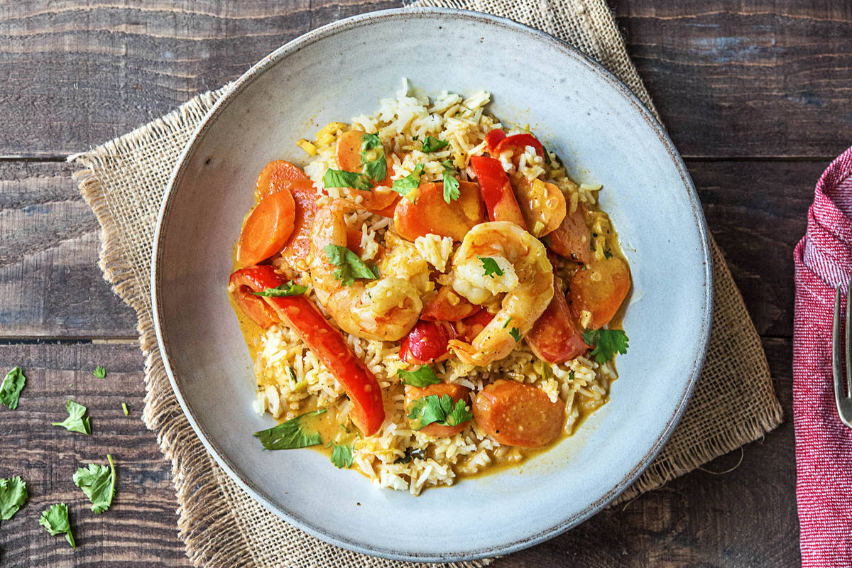 Red Thai Prawn Curry