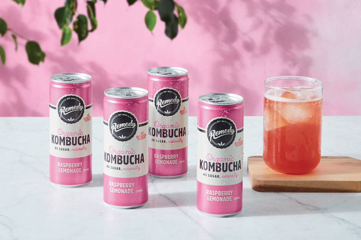 Raspberry Lemonade Kombucha