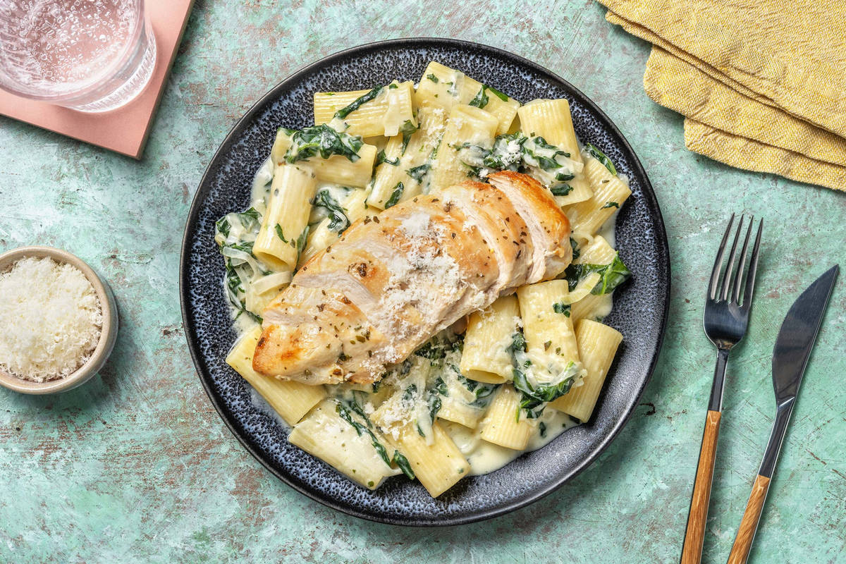 Creamy Chicken and Rigatoni