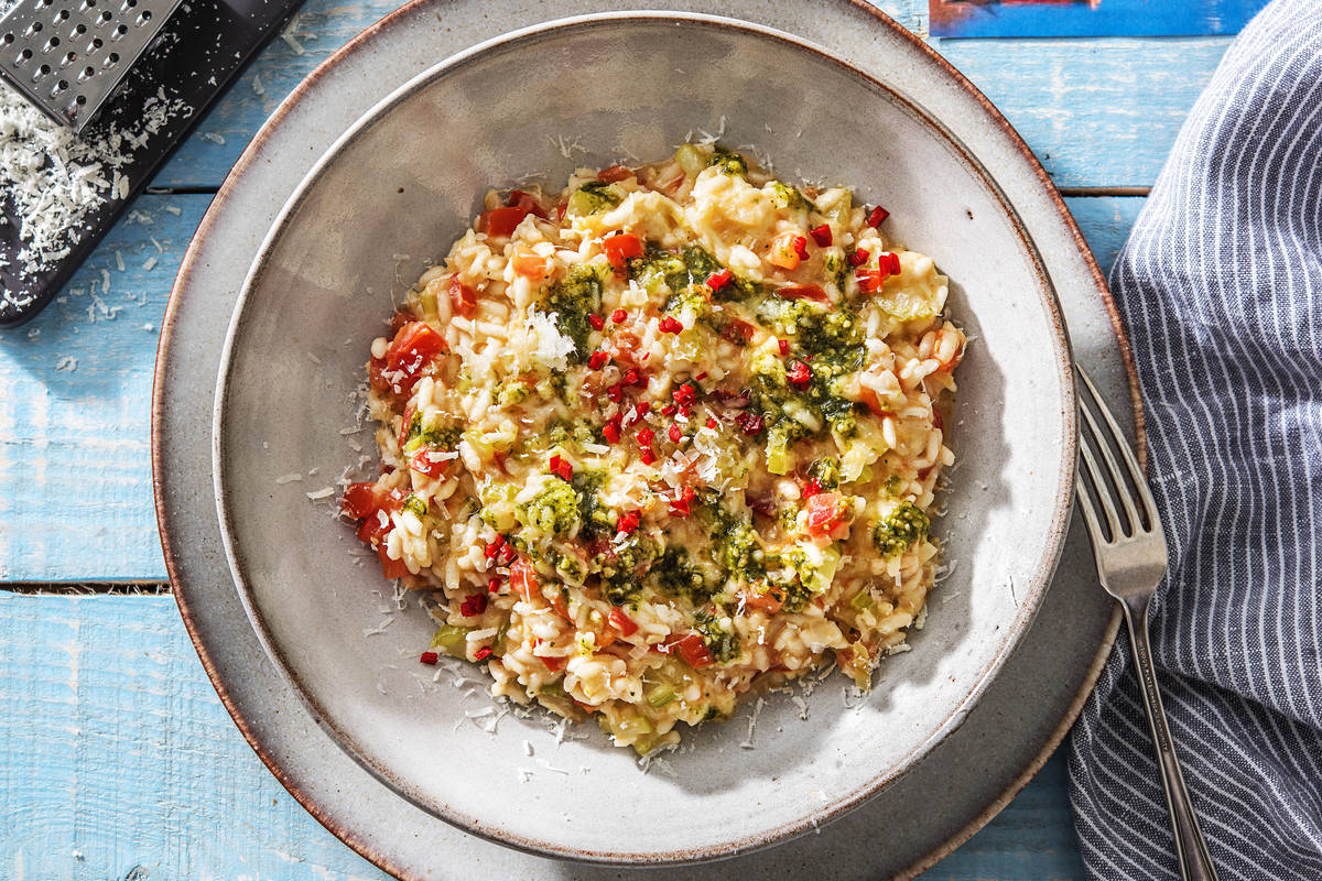 Risotto à la mozzarella de bufflonne