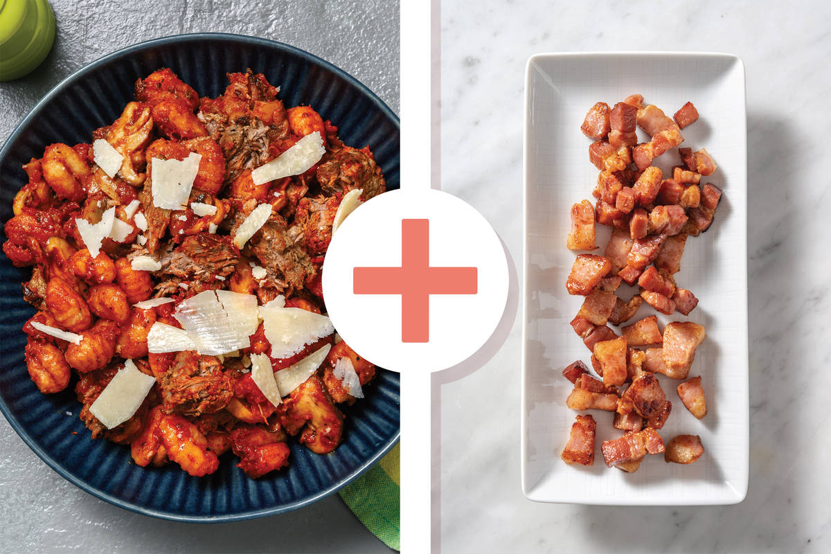 Beef Brisket & Bacon-Mushroom Ragu Gnocchi