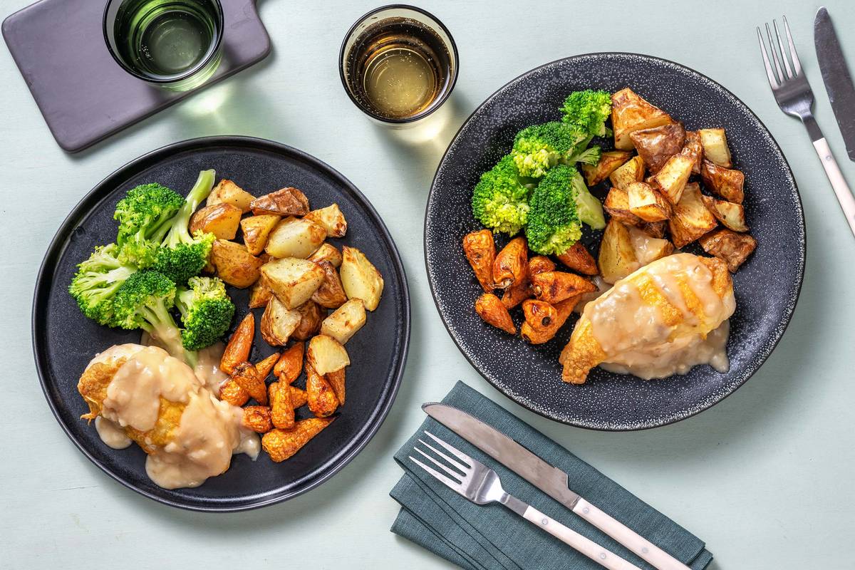 Roast Chicken Breast and Gravy