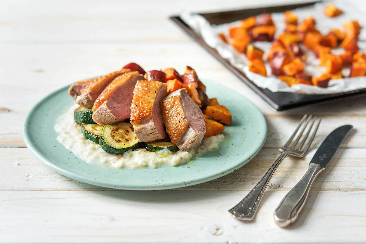Roast Duck with Bread Sauce