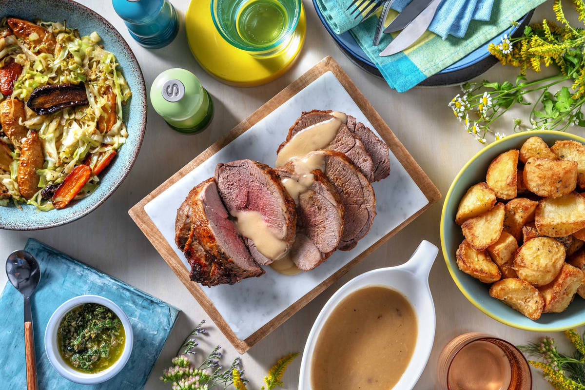 Roast Lamb and Salsa Verde