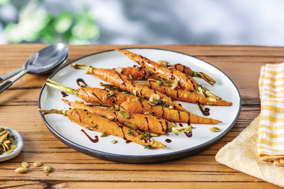 Roasted Dutch Carrots & Balsamic Glaze