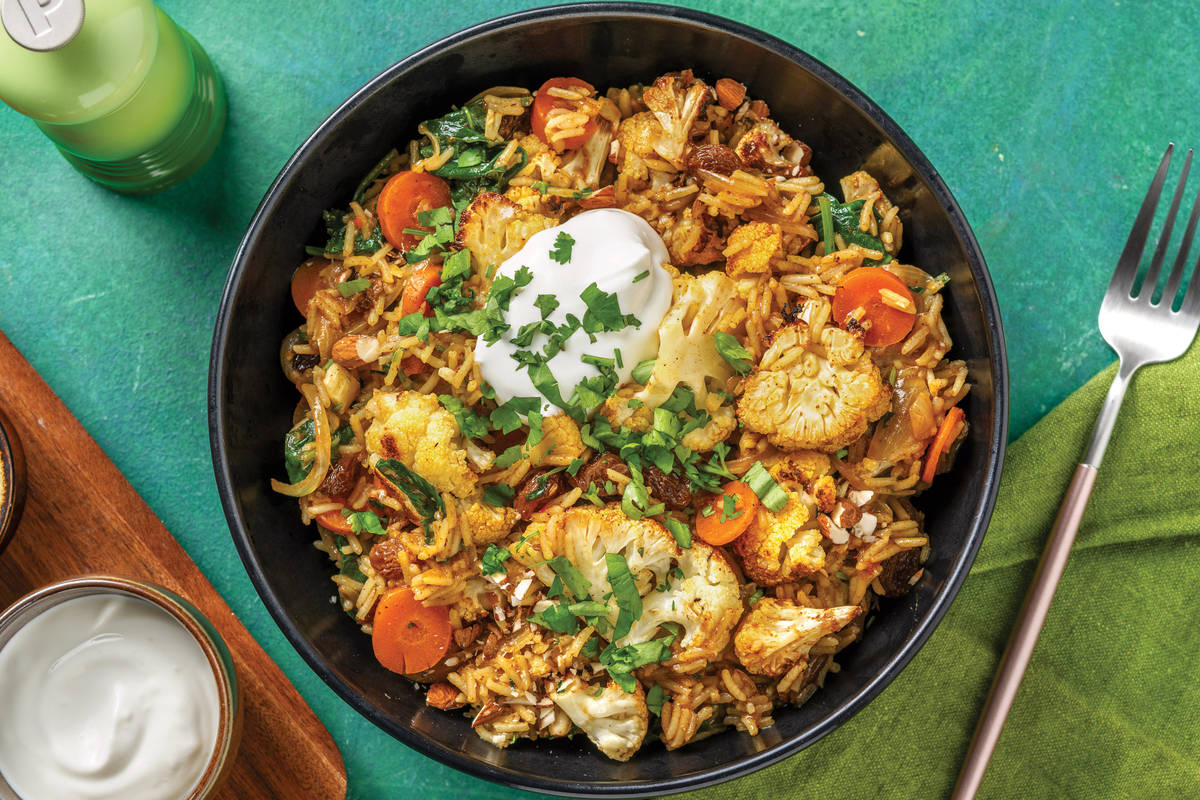 Roasted Pumpkin Bengali Biryani