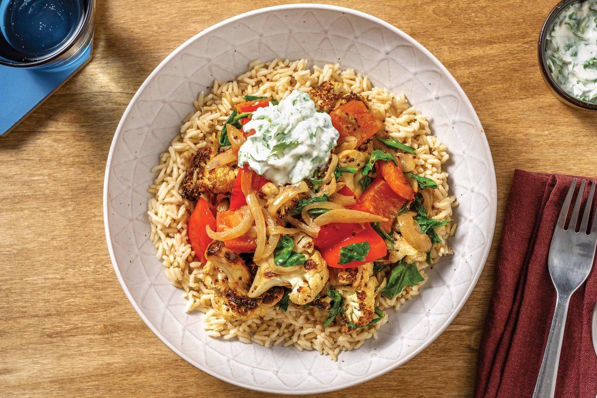 Indian Roasted Cauliflower Curry