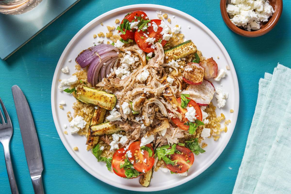 Roasted Chicken and Veggie Salad