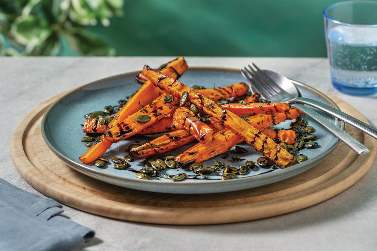 Roasted Herby Carrots