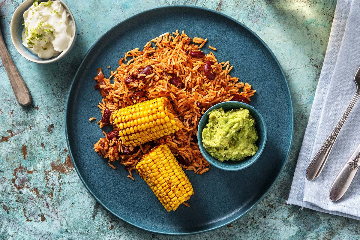 Roasted Mexican Corn (v)