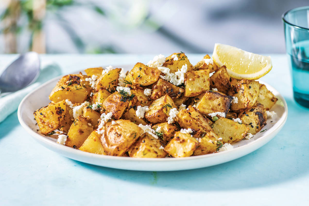 Zesty Roasted Dukkah Potatoes
