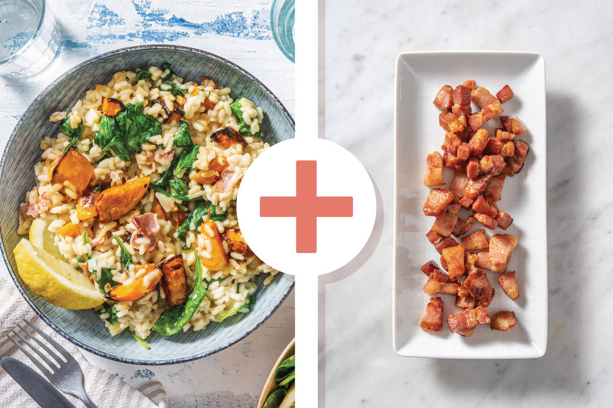 Double Bacon & Butternut Risotto