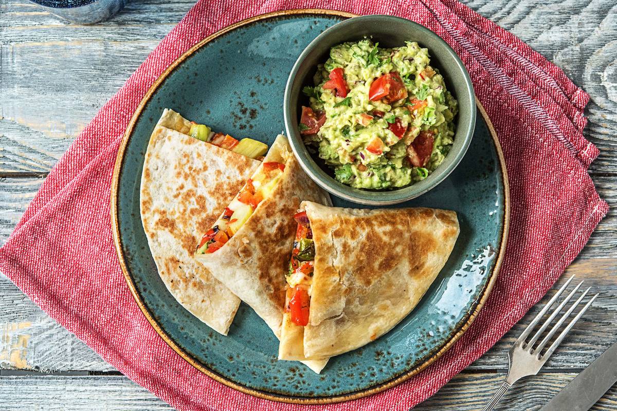 Roasted Vegetable Quesadillas