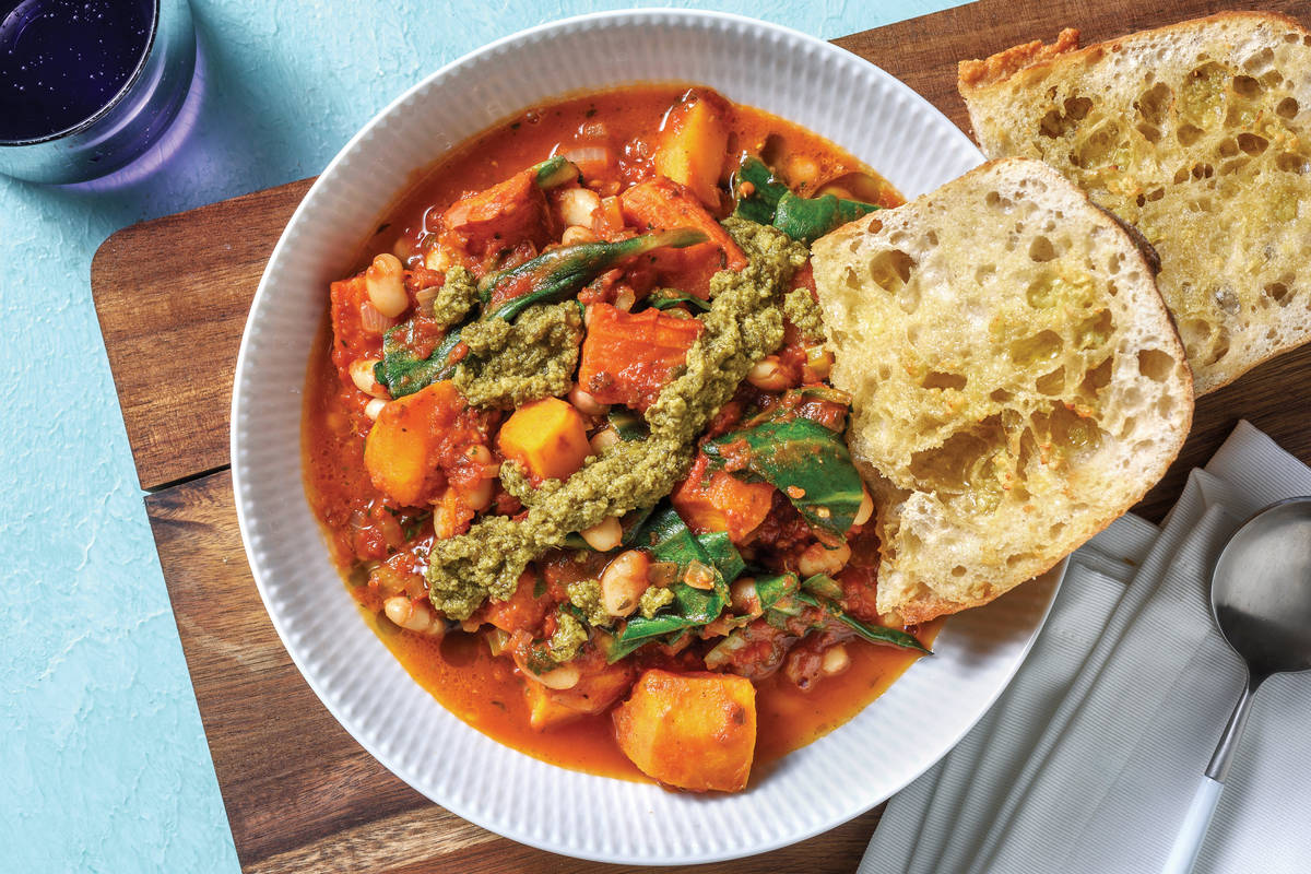 Roast Veggie & Bean Ribollita