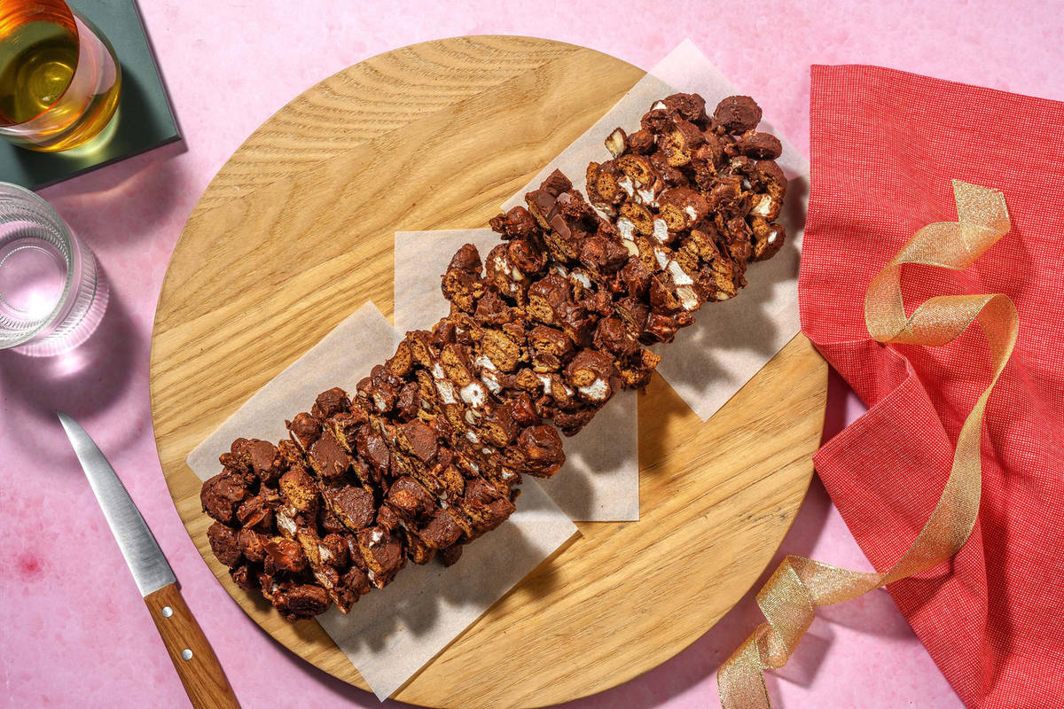 Bakbox | Rocky road met kruidnoten en mini-marshmallows