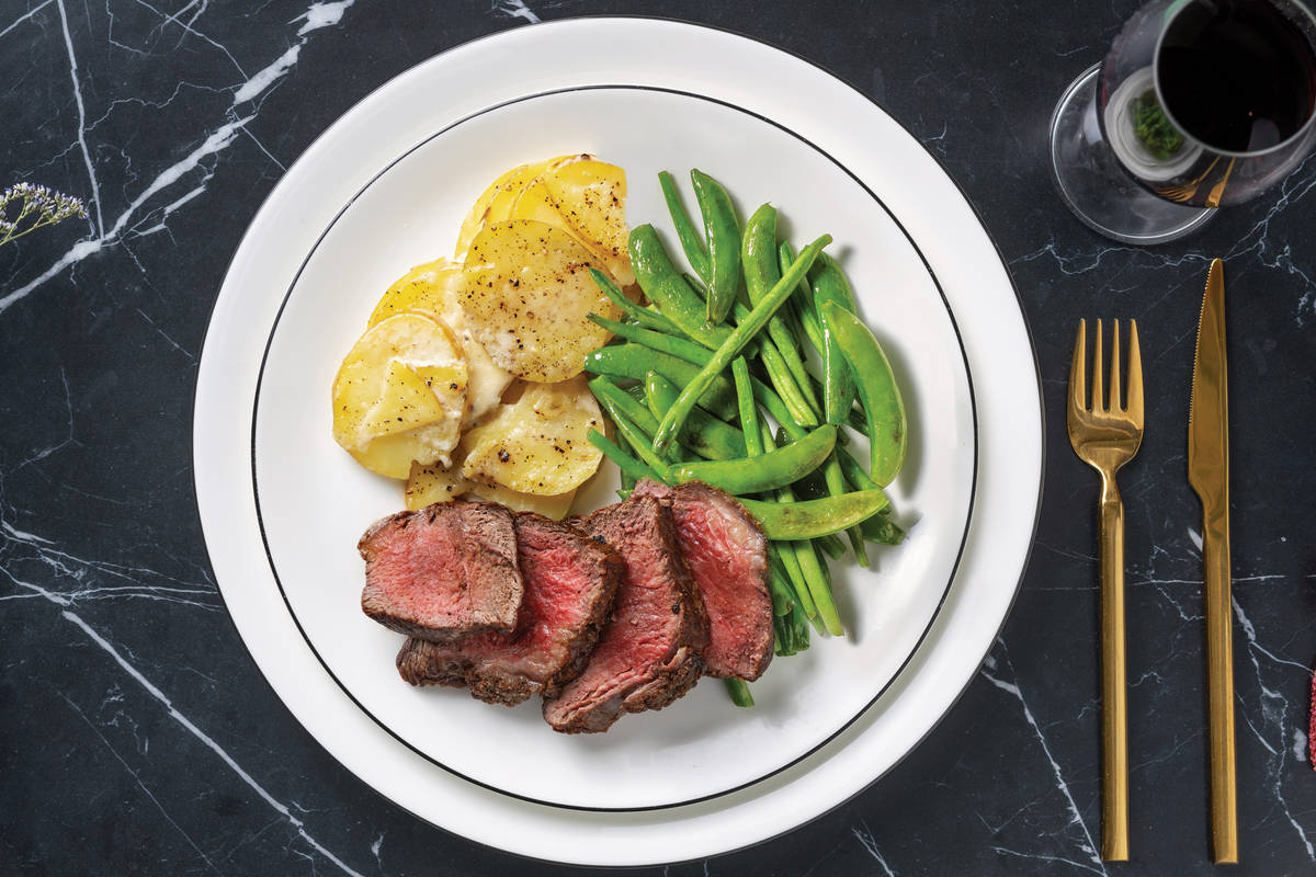 Rosemary Roast Lamb & Dauphinoise Potatoes