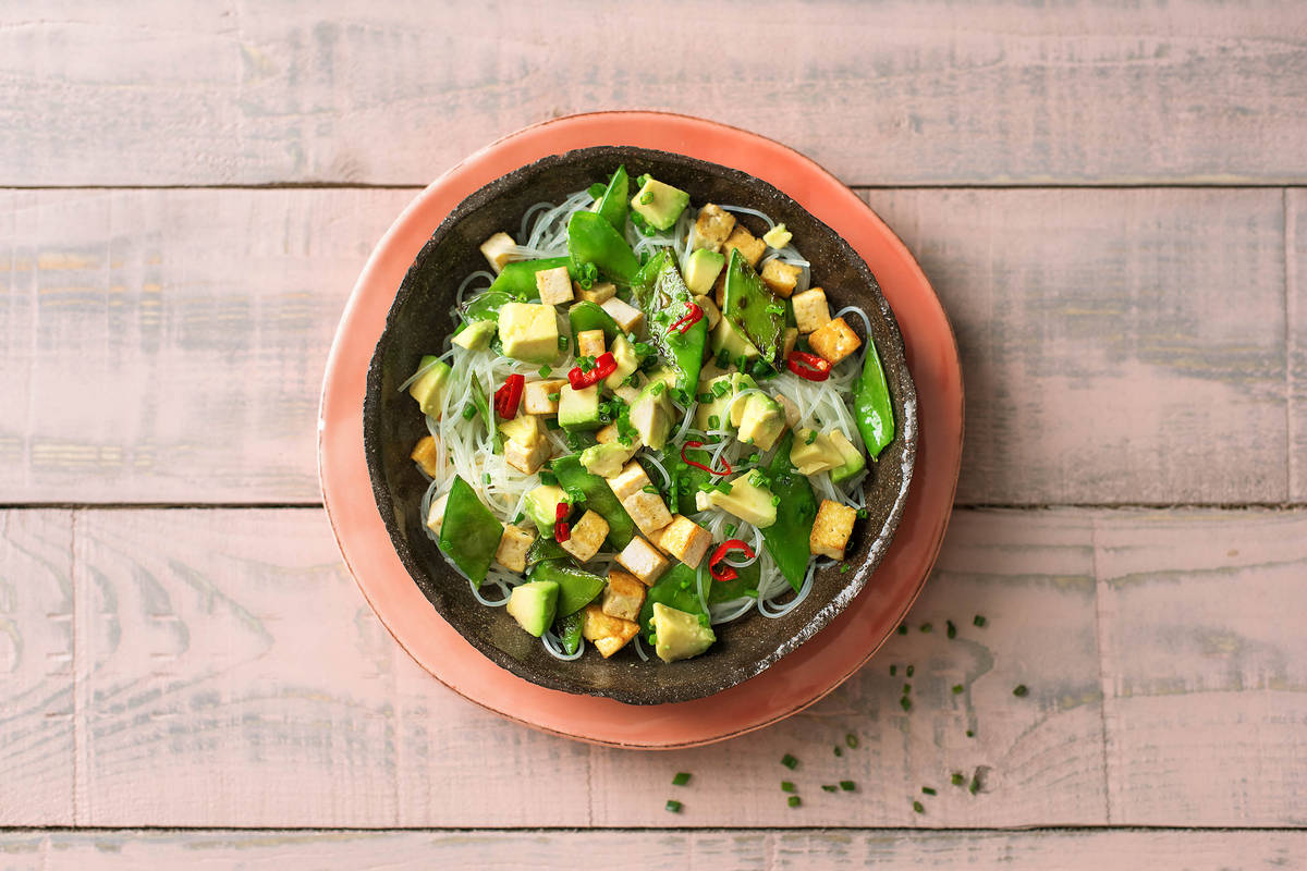 Ruck-Zuck(erschoten)-Glasnudelsalat