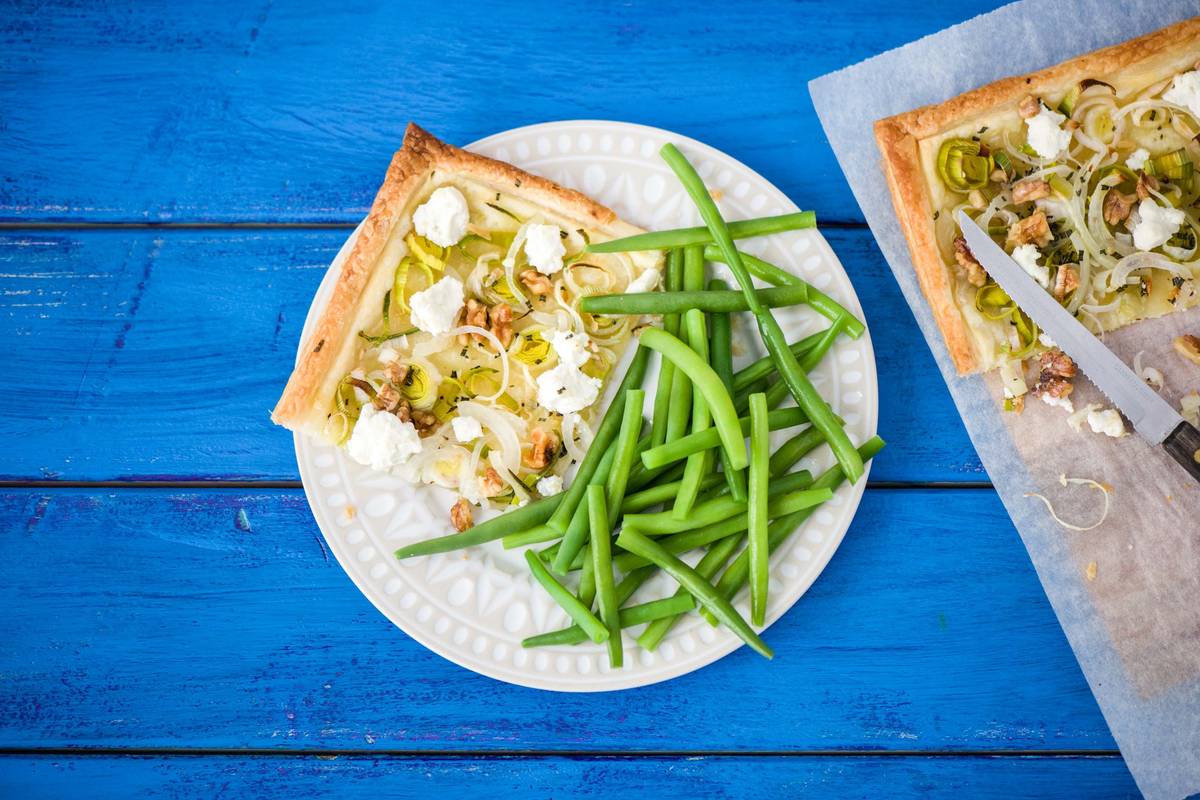 Rustic Fennel and Goat Cheese Tart