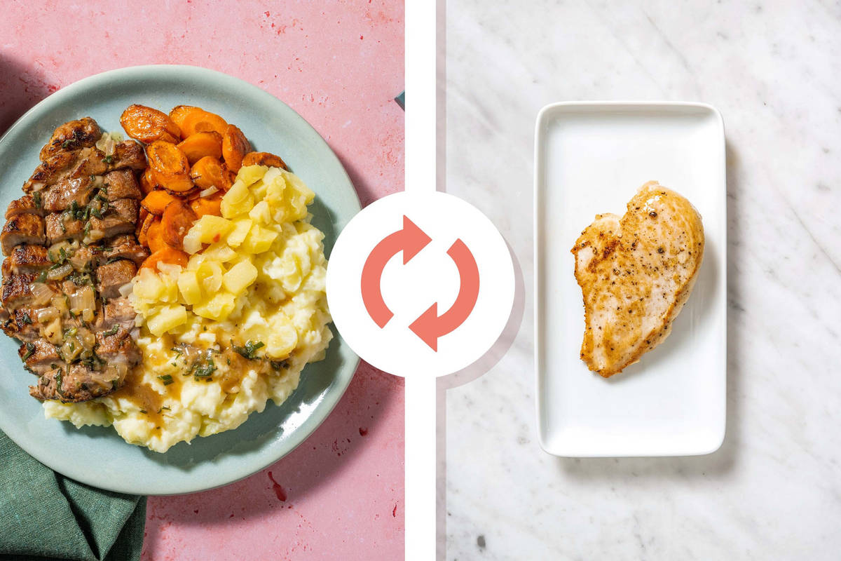 Sage Chicken Breasts and Apple Chutney