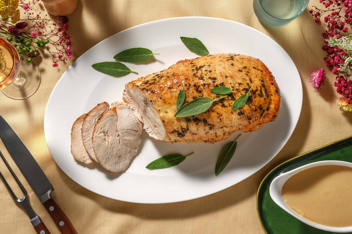 Sage Roasted Rolled Turkey