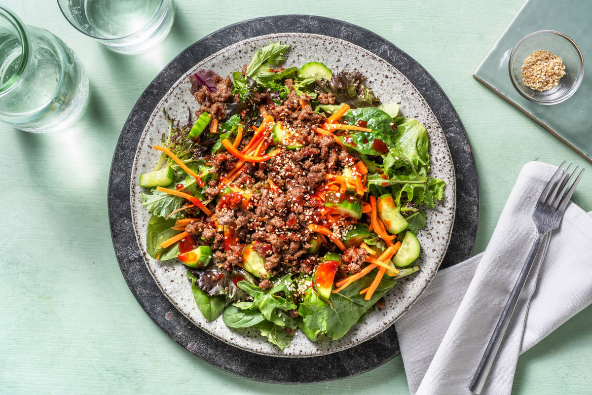 Salade de bœuf à la coréenne