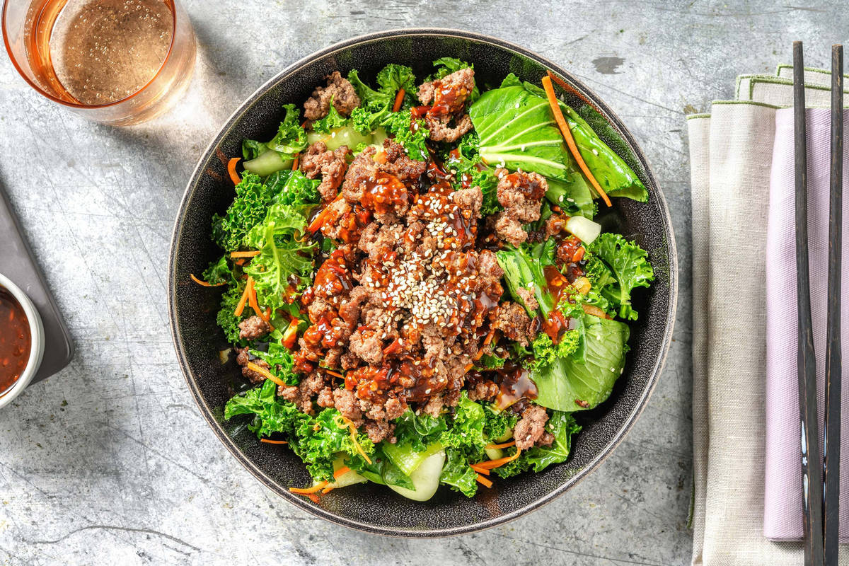 Salade de bœuf à la coréenne