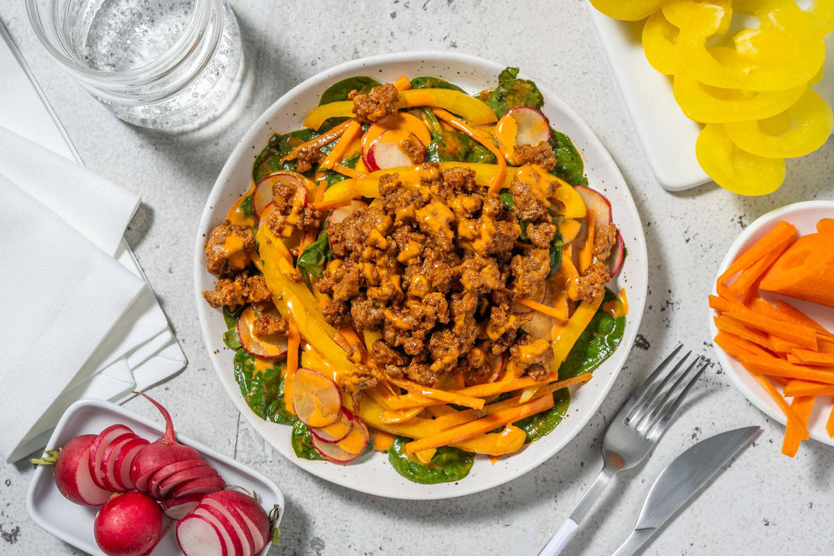 Smart Korean-Inspired Beef Salad