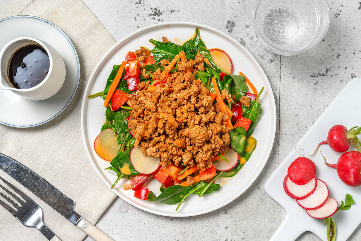 Salade de dinde à la coréenne