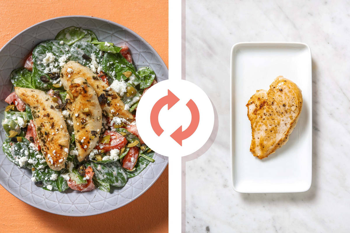 Greek-Inspired Chicken Breast Salad