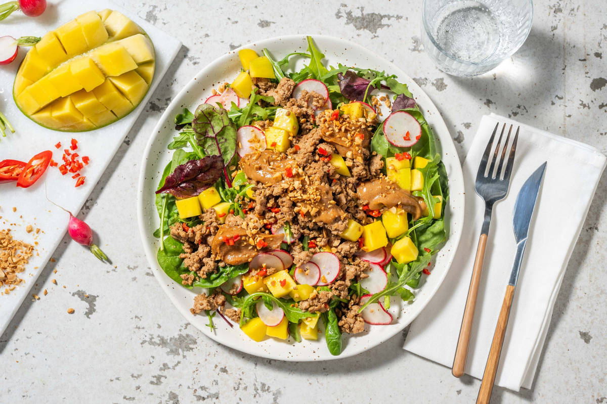 Smart Pork Satay Salad