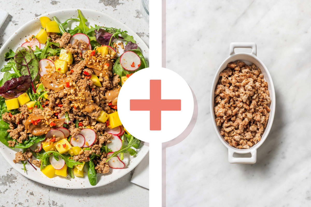 Smart Double Pork Satay Salad