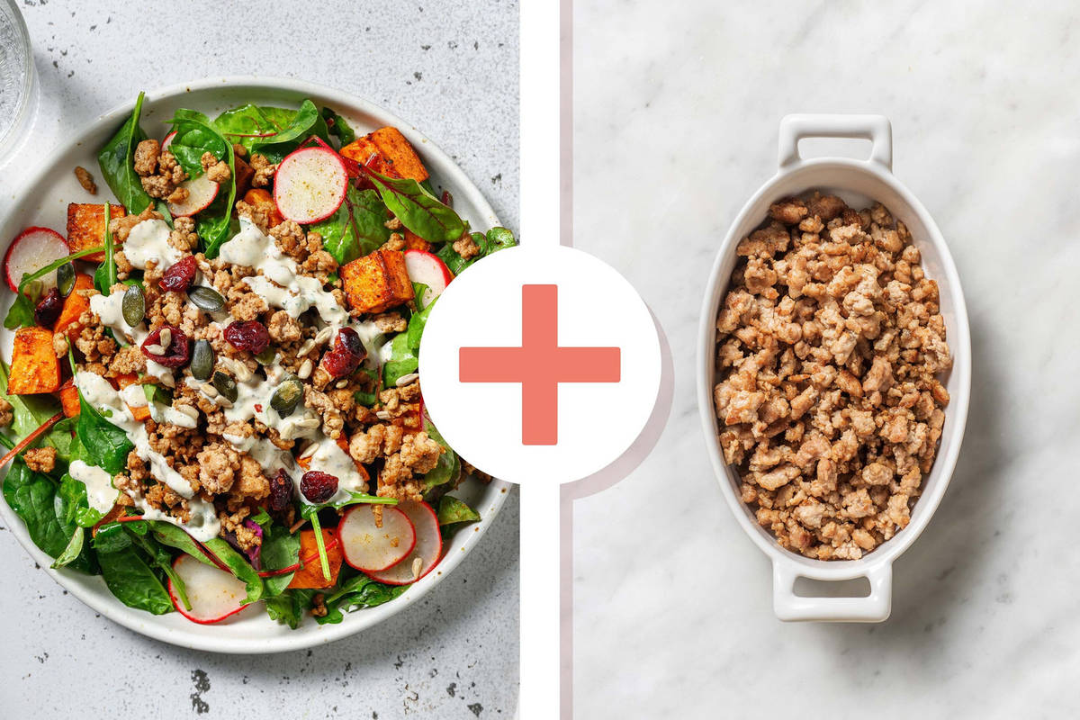 Carb Smart Double Pork and Sweet Potato Salad