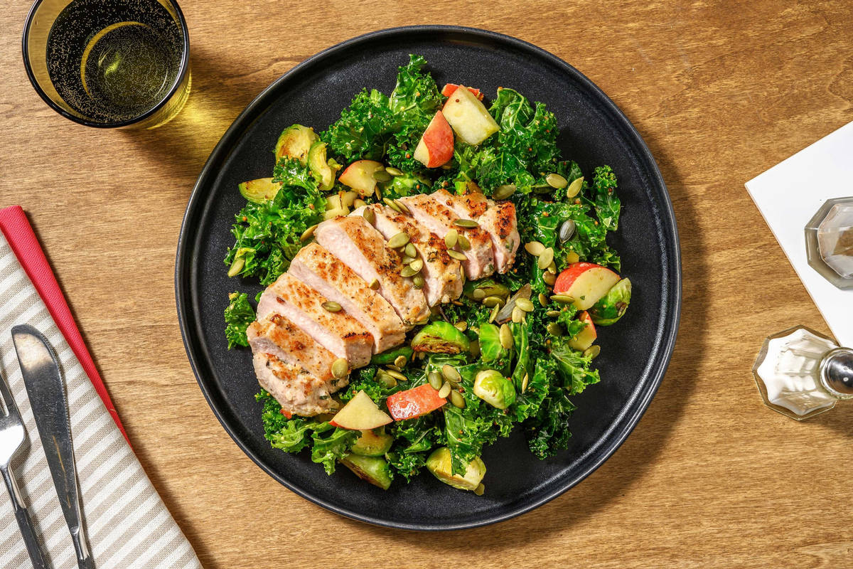 Pork and Brussels Sprout Salad