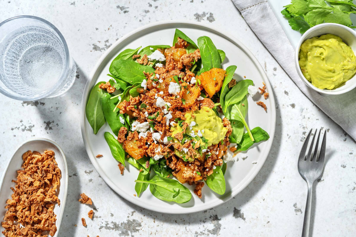 Smart Ground Pork Al Pastor-Inspired Salad