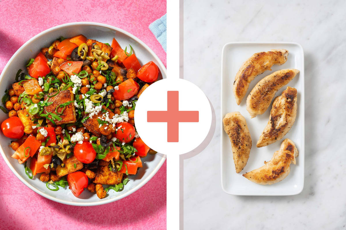 Salade de poulet style fattouche