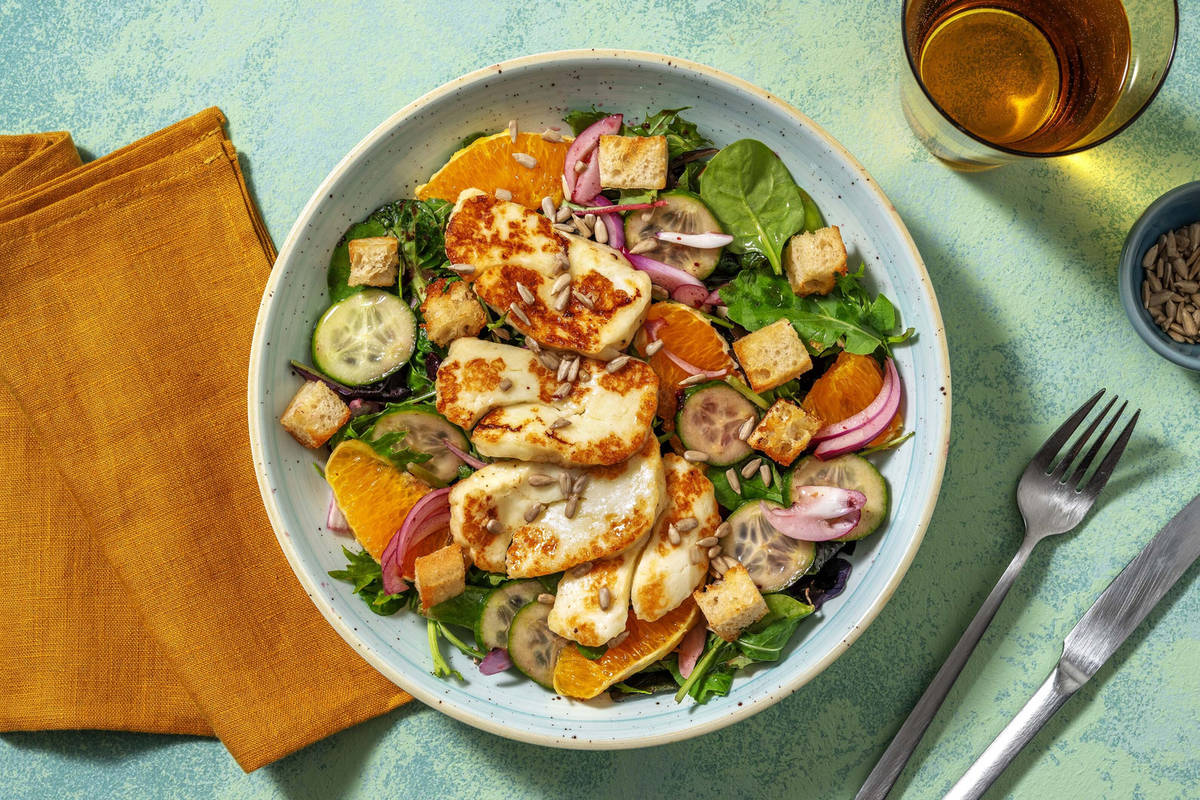 Summer Halloumi Salad