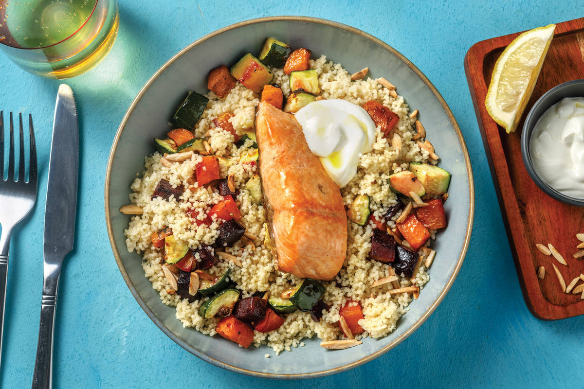Salmon & Lemon-Butter Sauce