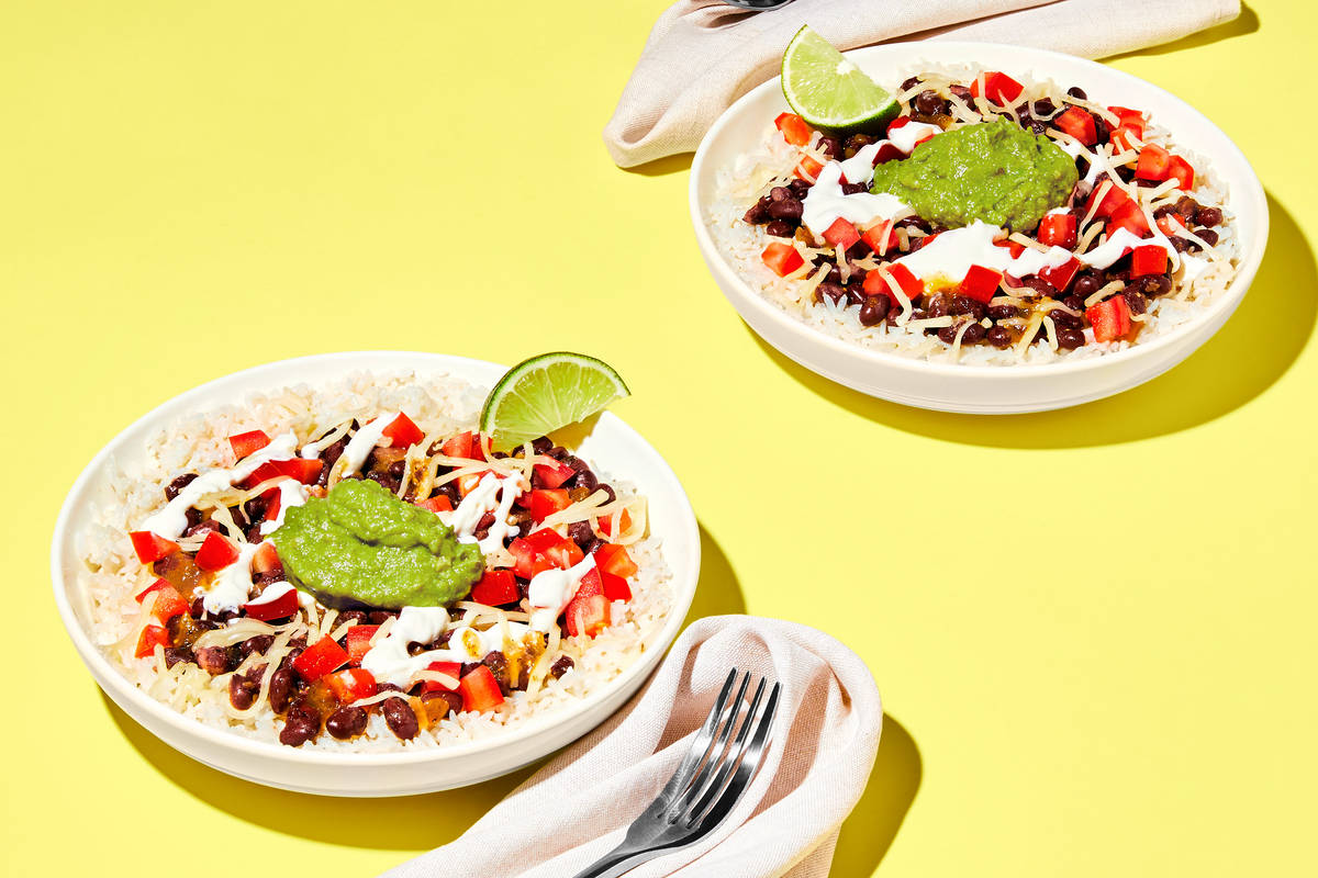 Salsa Verde Black Bean Bowls