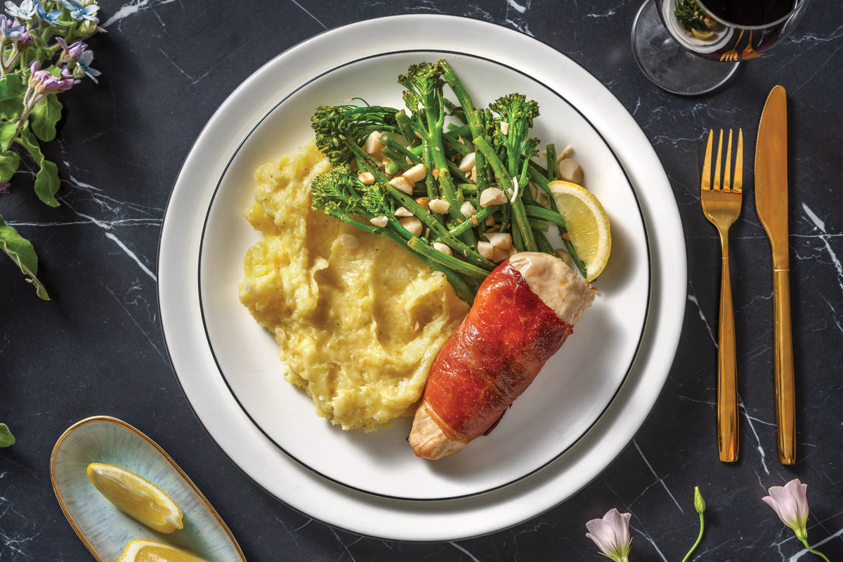 Saltimbocca Chicken & Truffle-Parmesan Mash