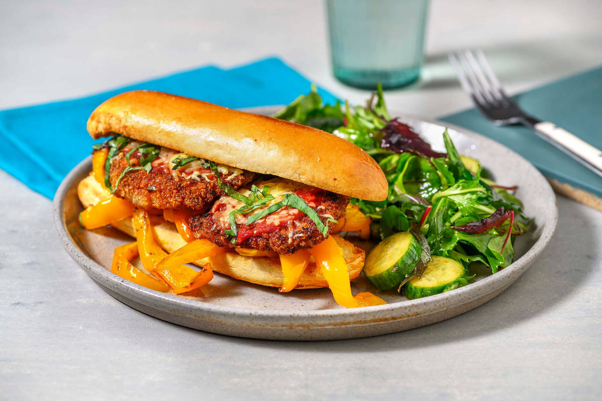 Sandwich au porc pané à l'italienne