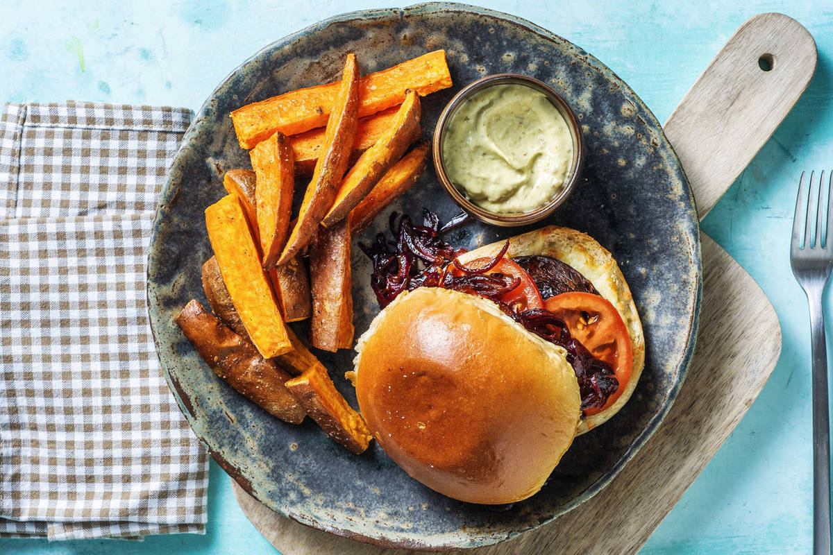 Roasted Portobello Sandwich