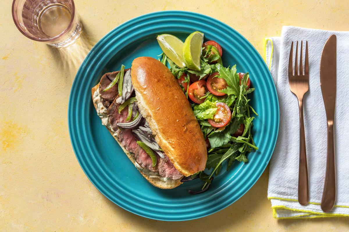 Mexican Steak Tortas