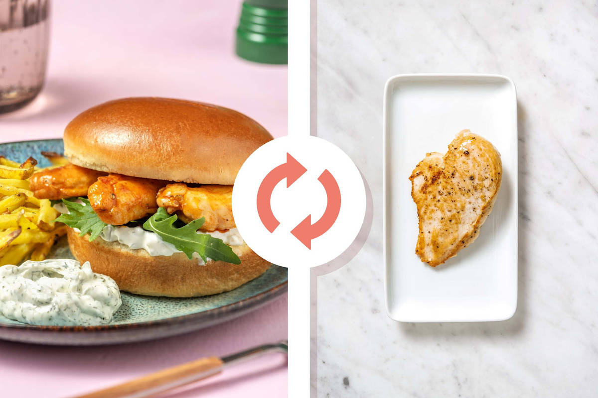 Sandwichs à la poitrine de poulet Buffalo