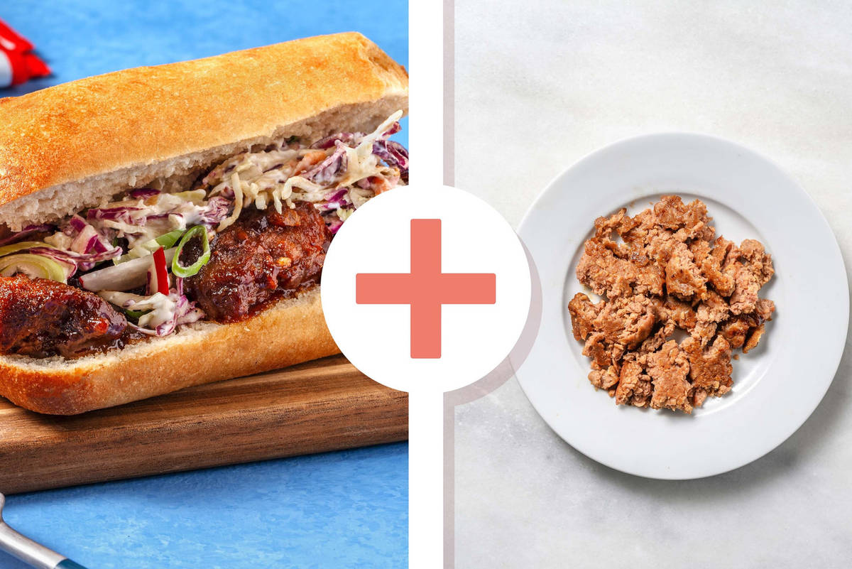 Sandwichs au Beyond Meat® BBQ double