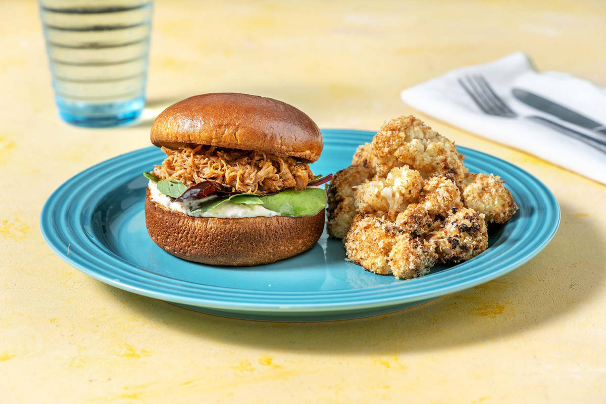 Sandwichs au bœuf effiloché