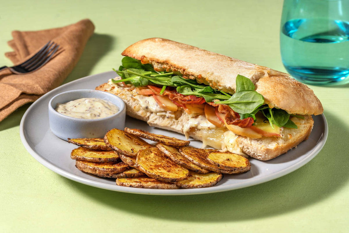 Bacon, Apple and Cheddar Melts