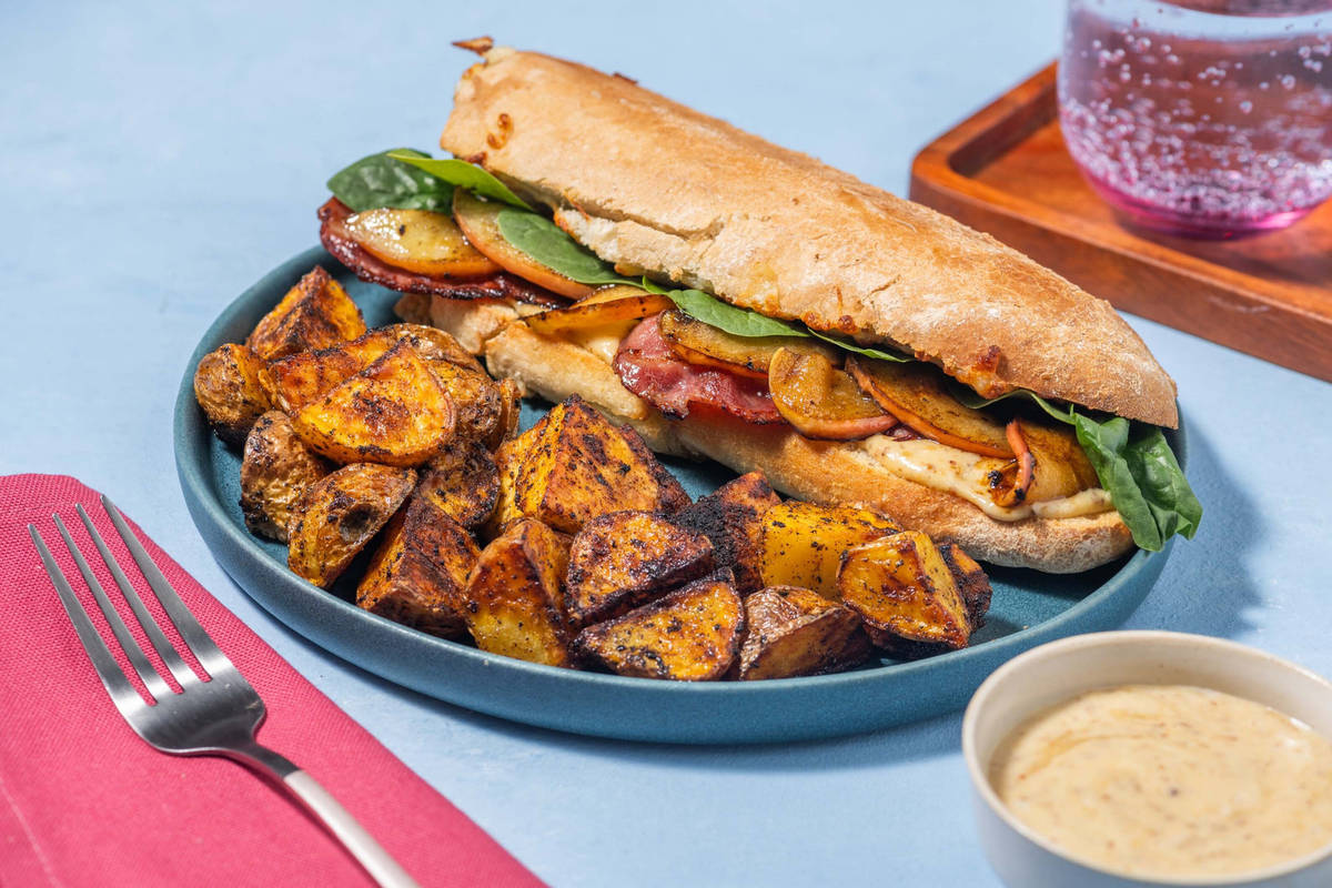 Turkey, Bacon, Apple and Cheddar Melts