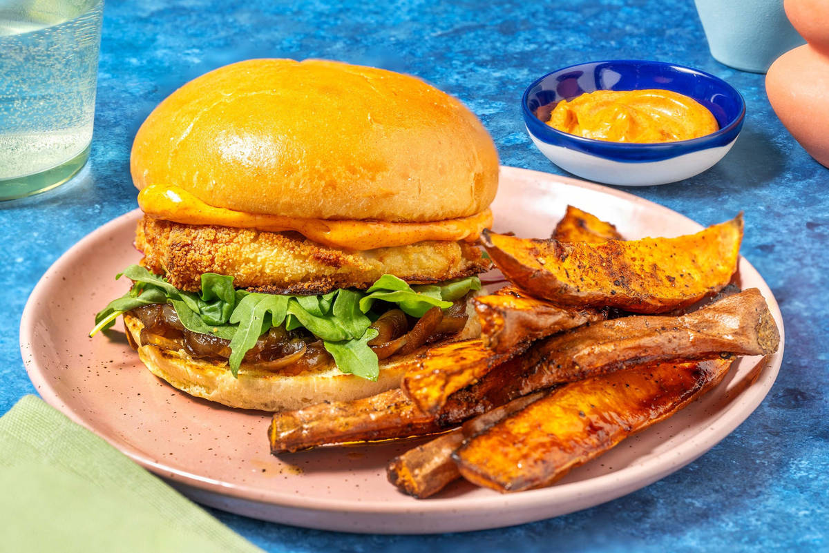 Golden Halloumi Sandwiches